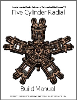 5 Cylinder Radial Engine Morris Models